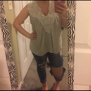 Vneck blouse
