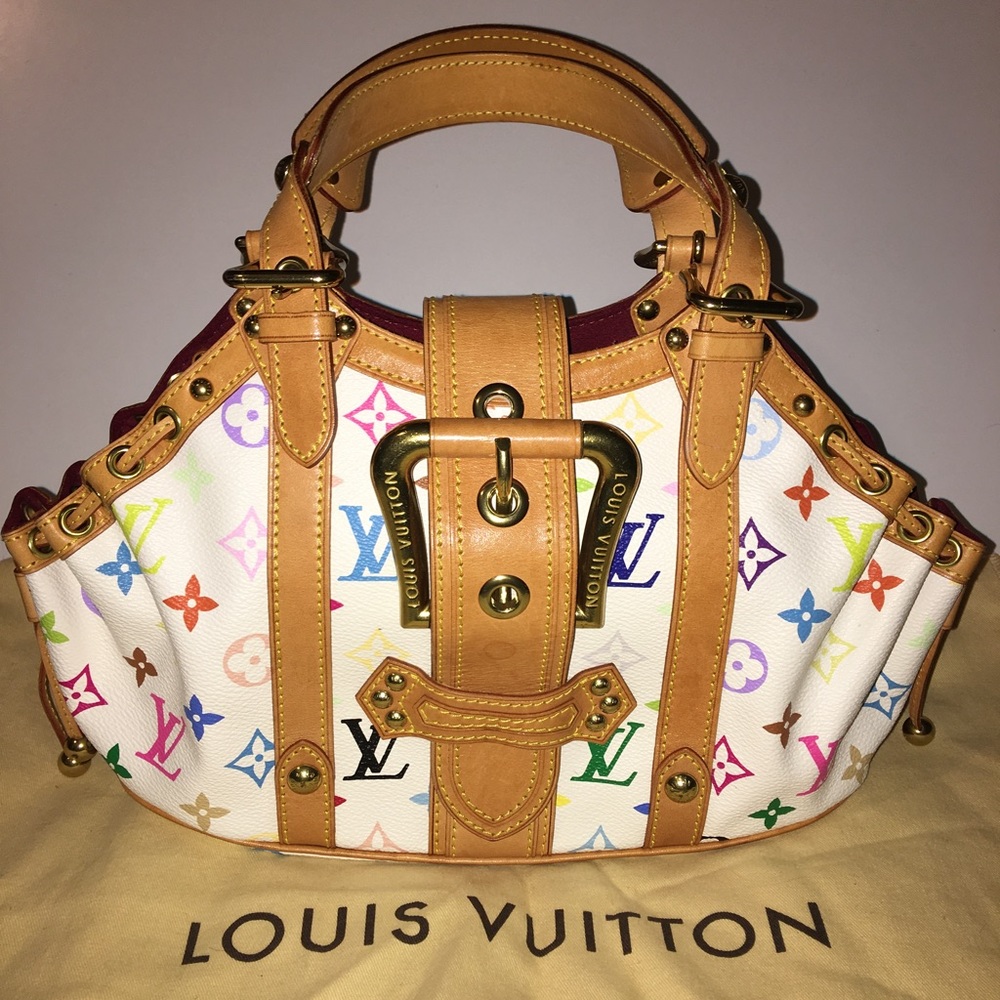 LOUIS VUITTON Theta PM!white/multi color monogram