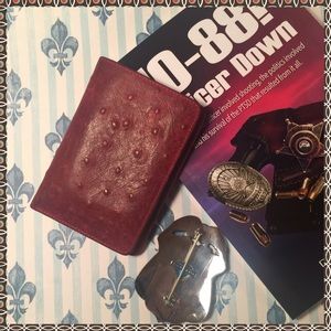 Genuine Leather Badge Wallet