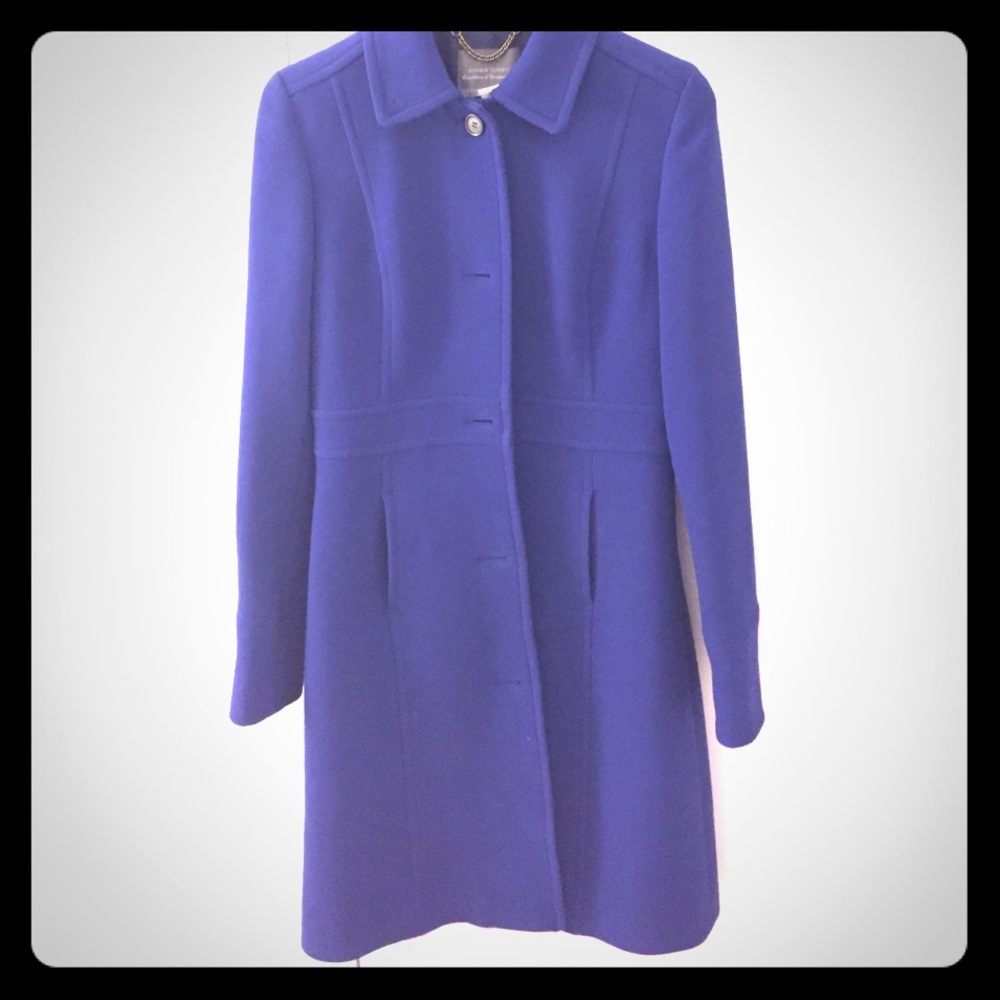 J.Crew purple-ish blue winter coat