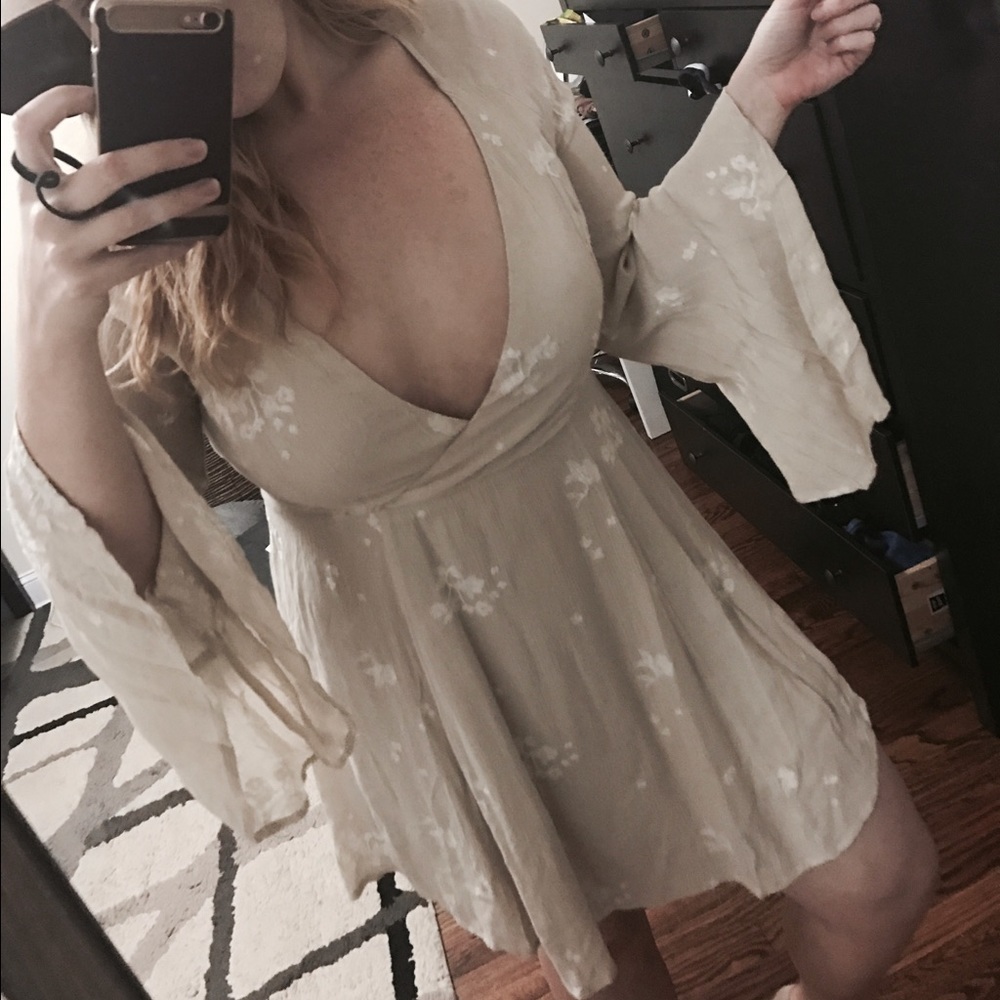 Free People floral boho dress!