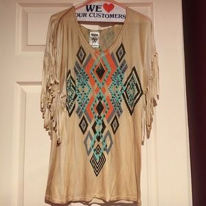 Brand New Country Fringe Shirt