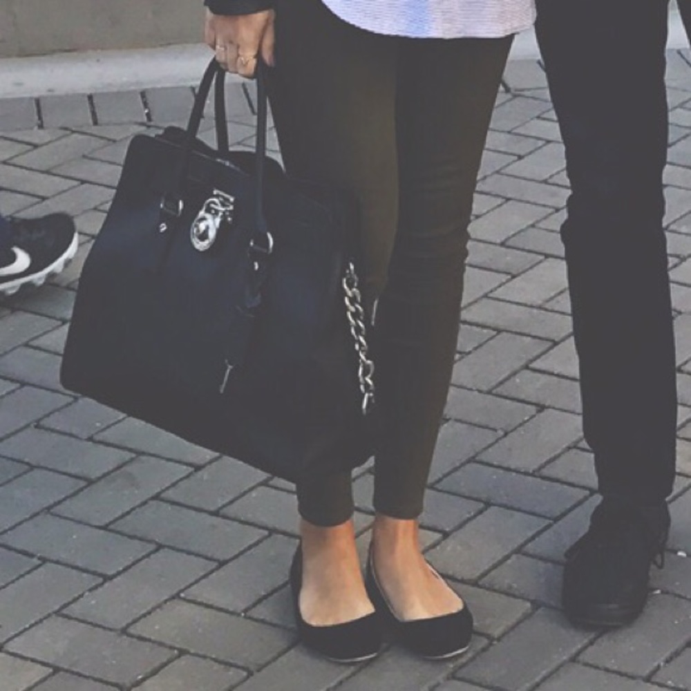 Michael Kors Saffiano Leather Large Hamilton Tote