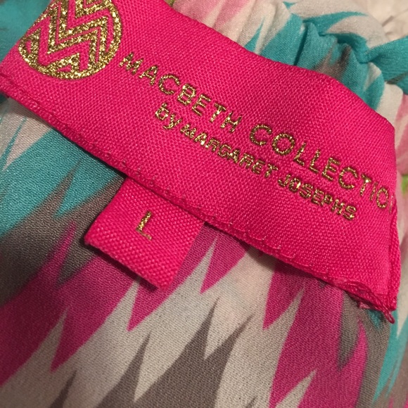 Macbeth Collection Colorful High-Low Spring Dress - Picture 4 of 4