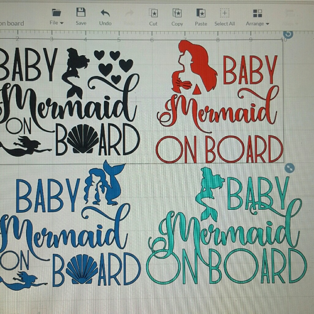 5" Baby Mermaid on Board