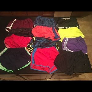 12 pair Nike shorts