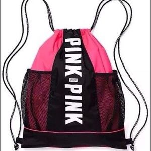Pink Victoria's SecretDrawstring Gym Bag