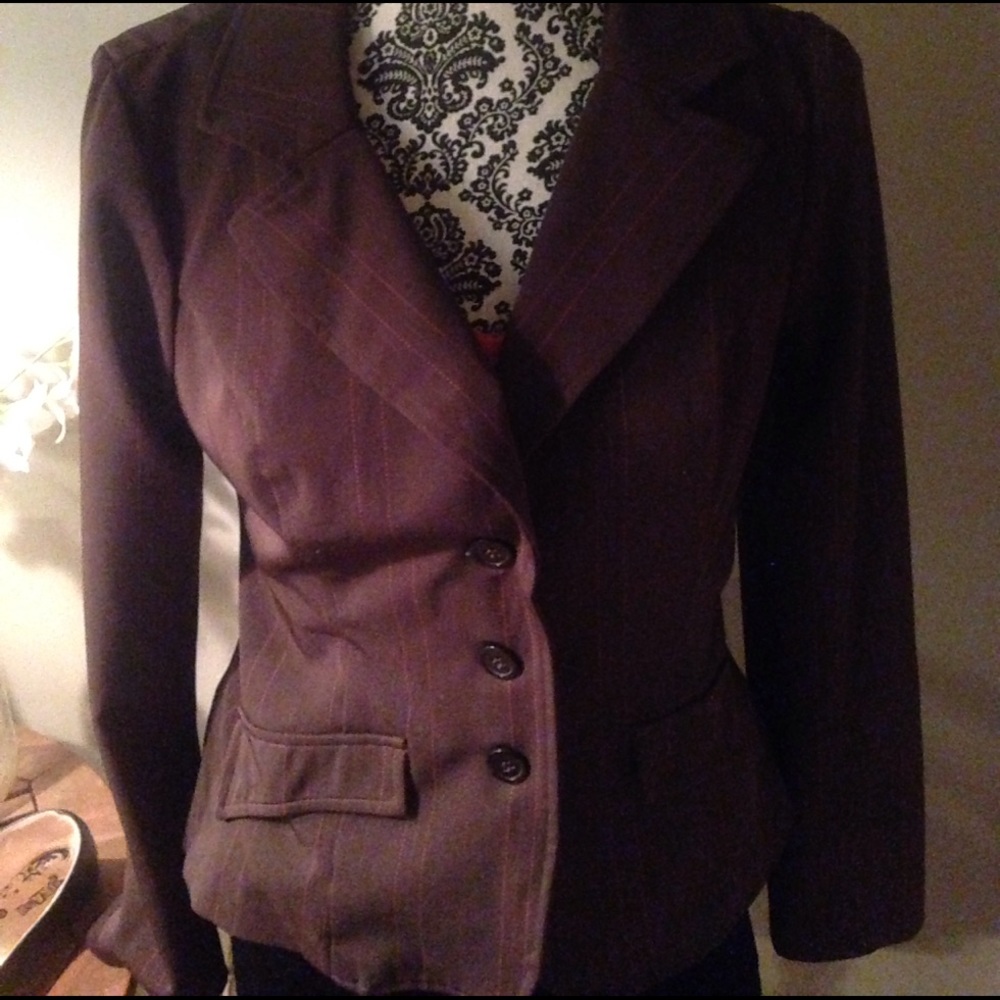 First Kiss Juniors Pinstripe Suit Jacket