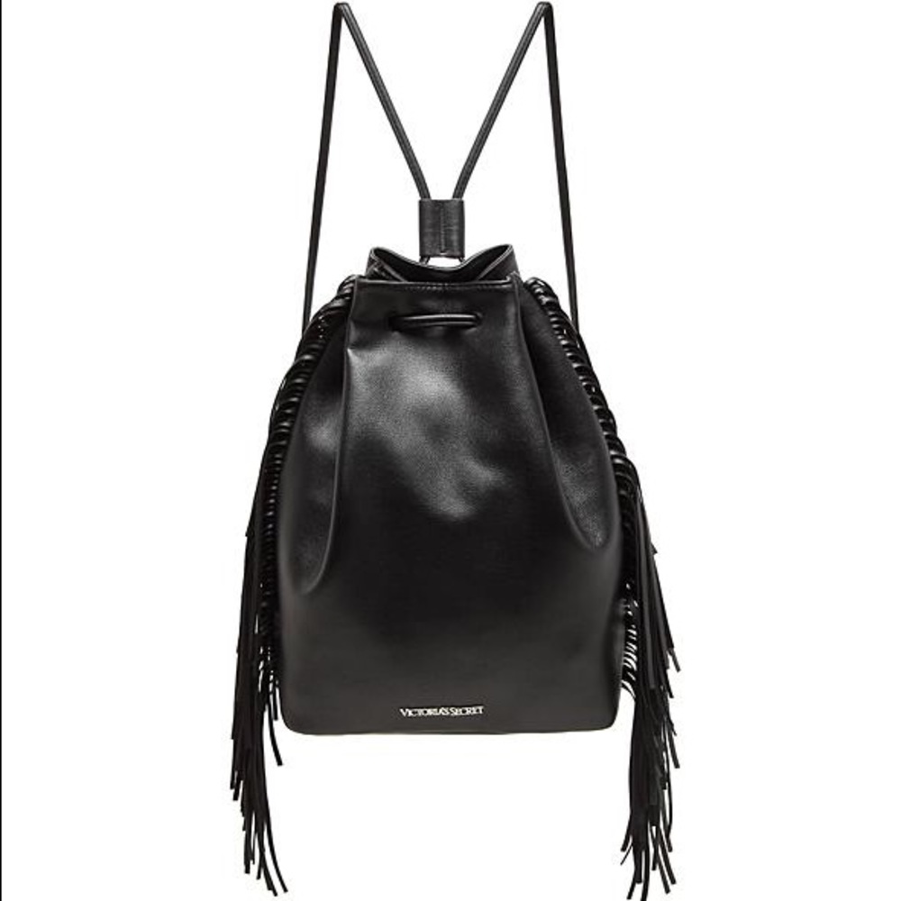 Victoria's Secret exclusive drawstring black bag