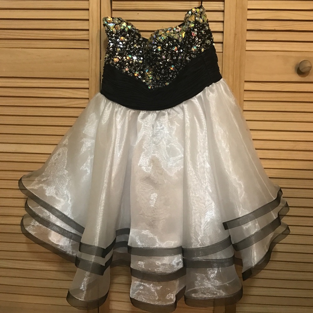 Strapless Sequin Formal Dress