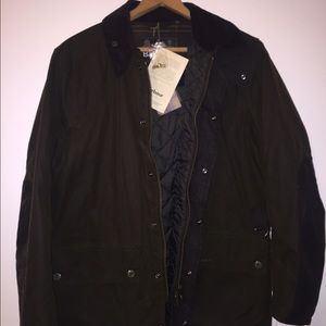 Men's Barbour Digby Wax Jacket in Fern