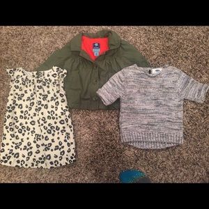 12-18 month, sweater, dress, light weight jacket