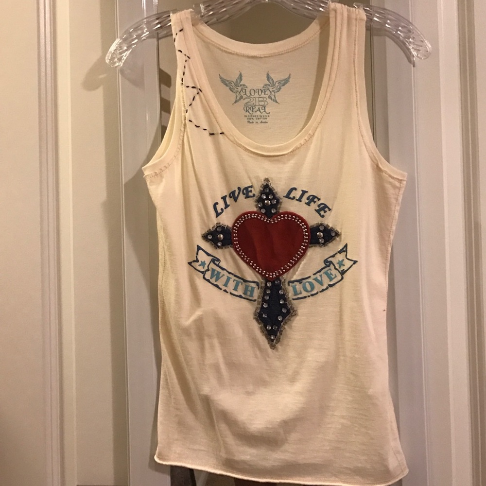 "Live life with love" tank