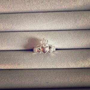 Silver Claddagh ring