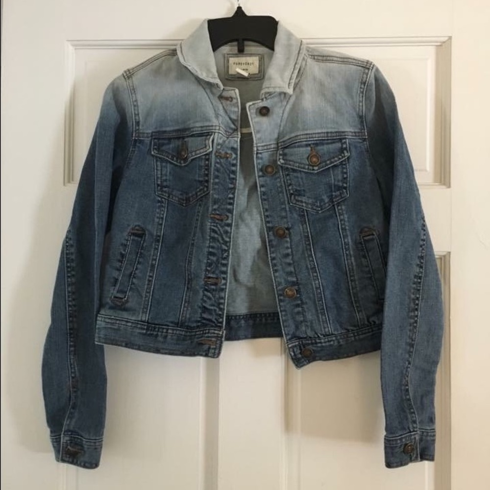 Ombrè Jean Jacket