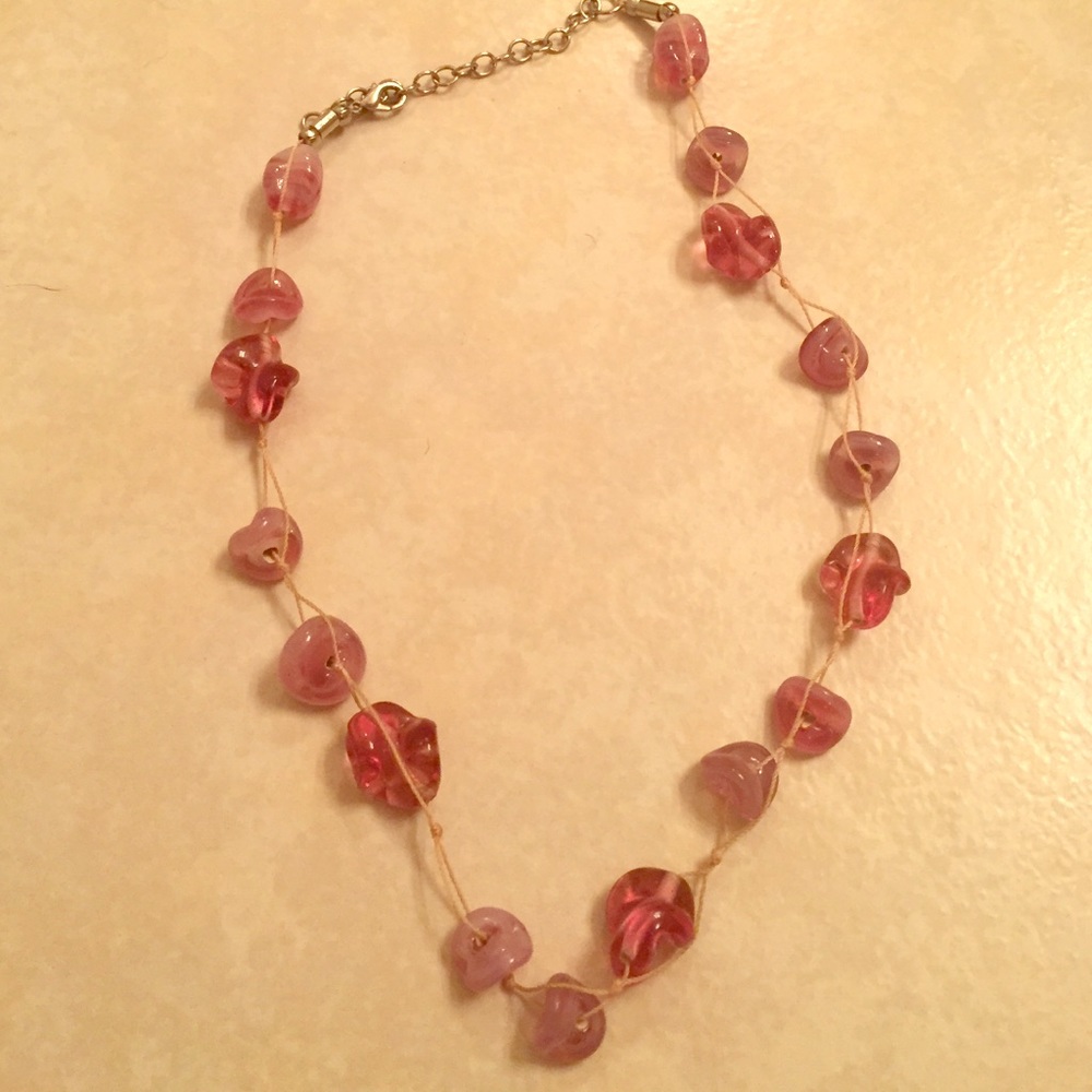 Stone statement necklace