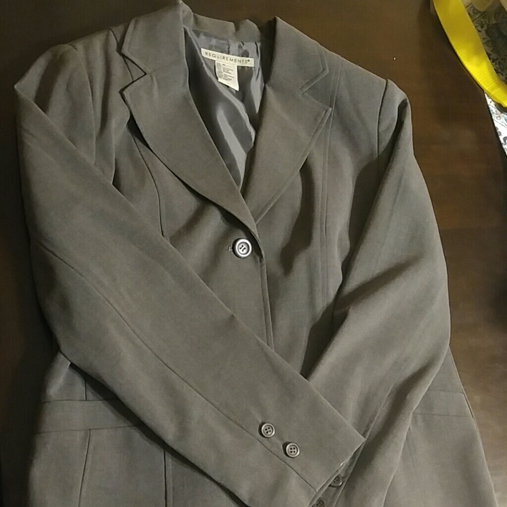 Gray blazer