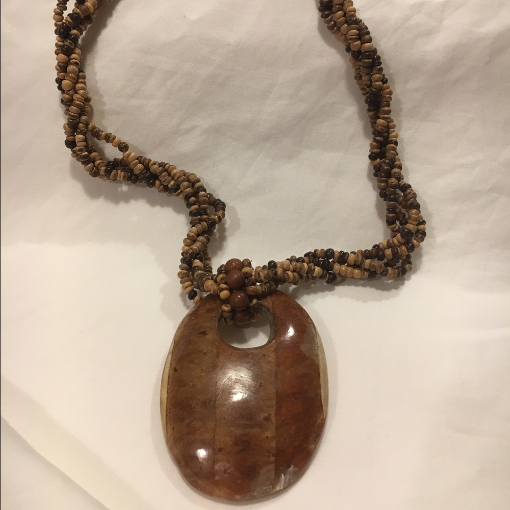 Beautiful Handmade Beaded Statement Necklace!