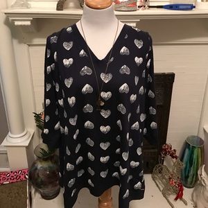 Torrid heart shirt size 3