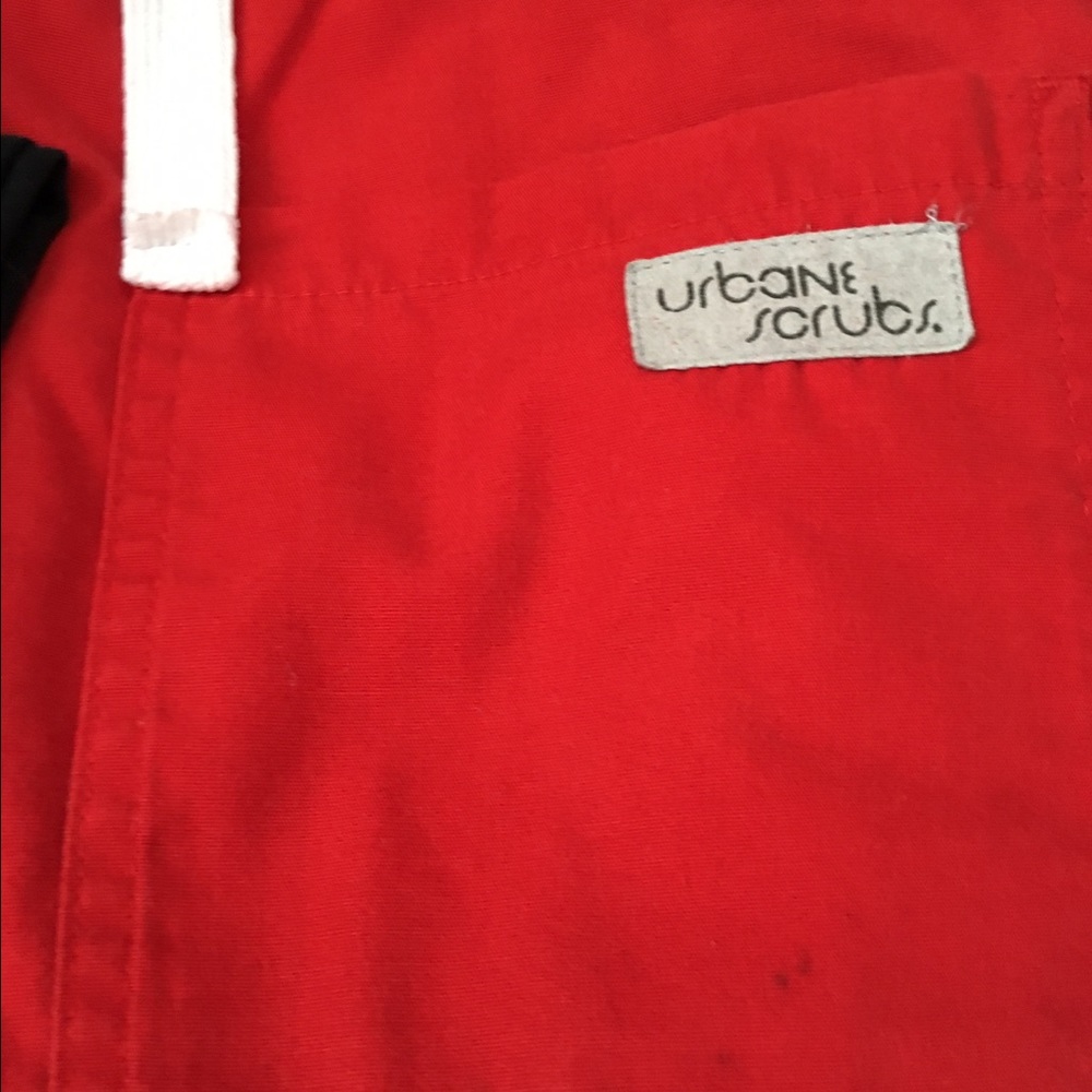 Red Urban scrub bottoms