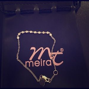 Meira T - 14K White Gold Diamond Bezel Bracelet