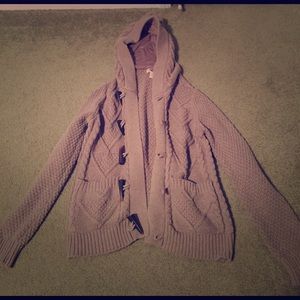 Knitted long sleeve sweater