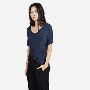 Everlane Ryan Pocket Tee Navy Medium