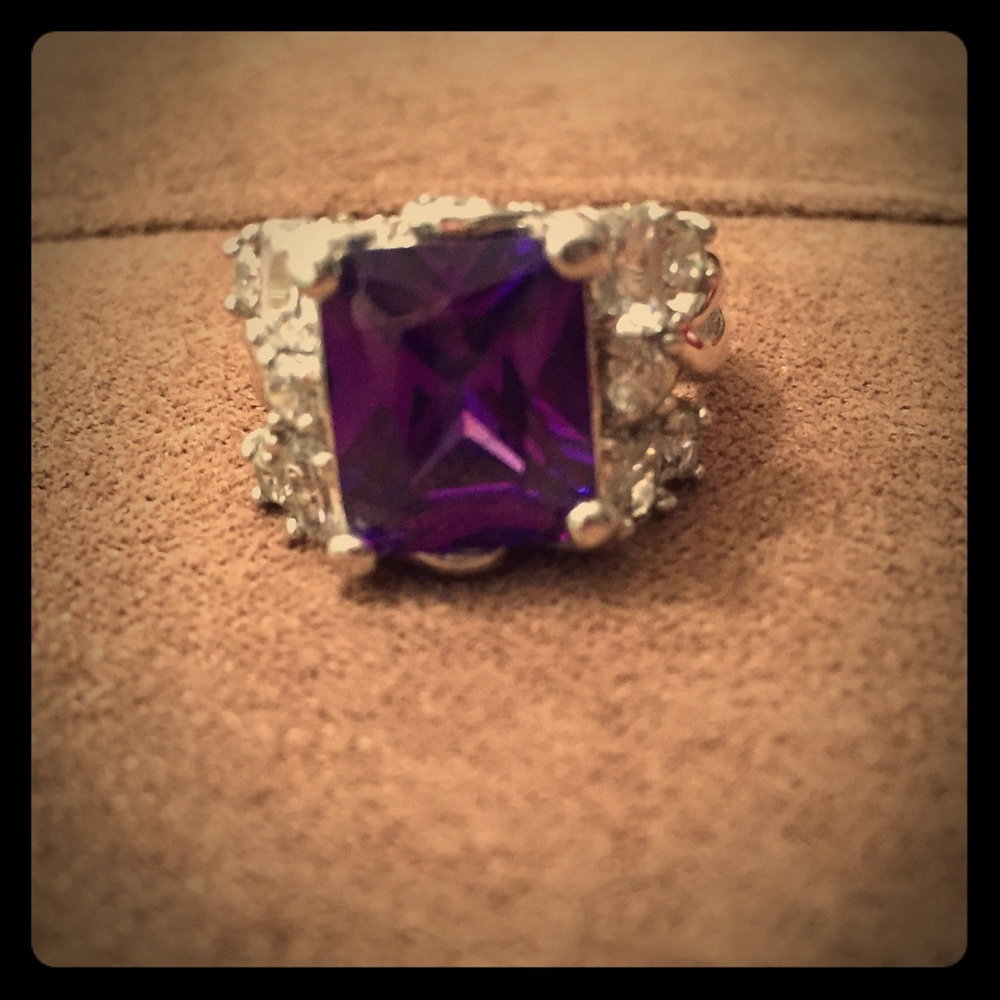 Fun Purple Costume Jewelry Ring