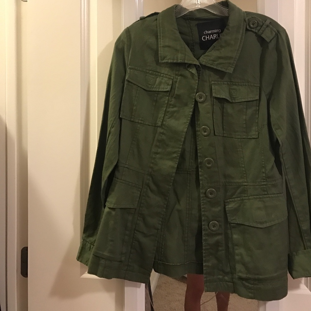 Army green jacket