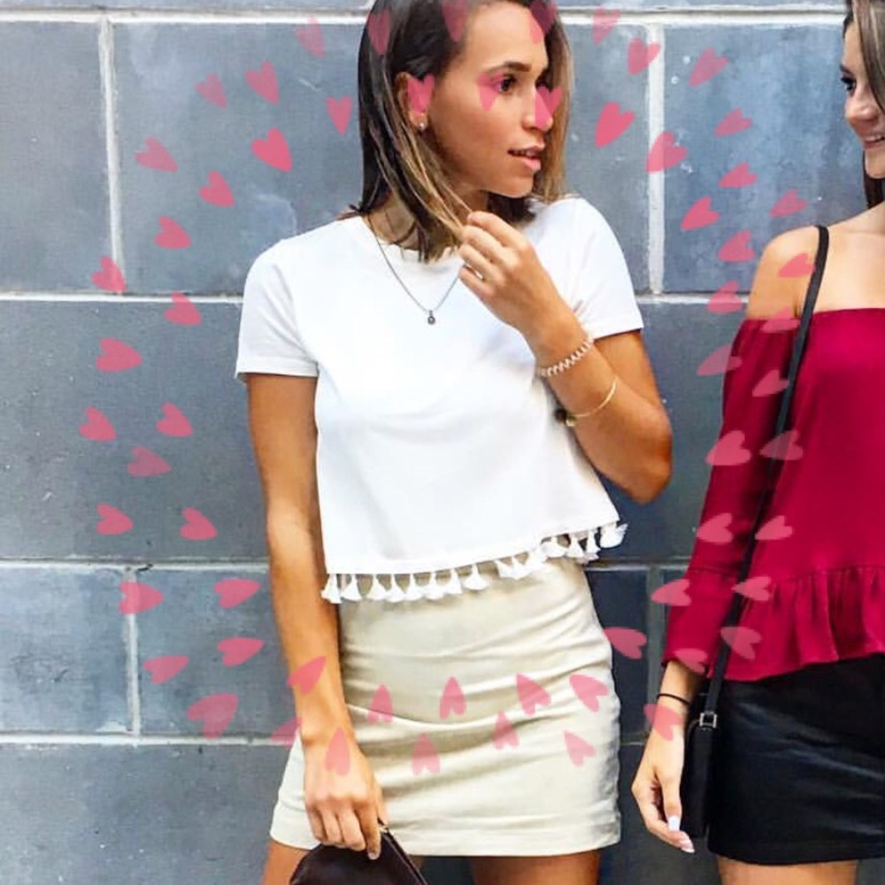 Tassel Crop Top