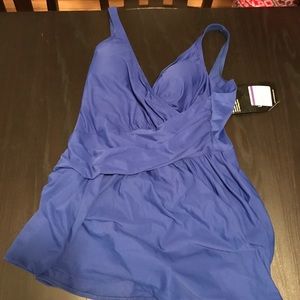 Miracle suit swimdress electric blue size 18
