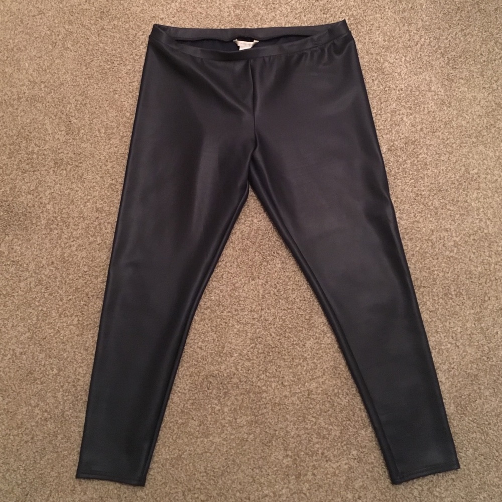 Lauren Conrad faux leather capris