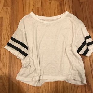 White crop top