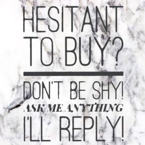 Never be afraid to ask questions!💕