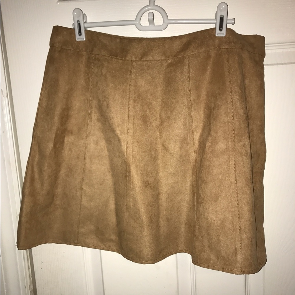 BCBGeneration suede skirt