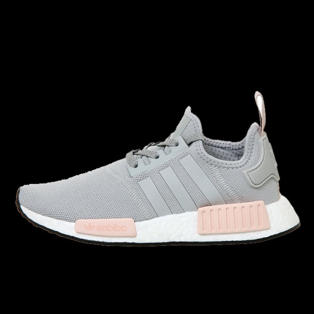 Adidas nmd grey and pink