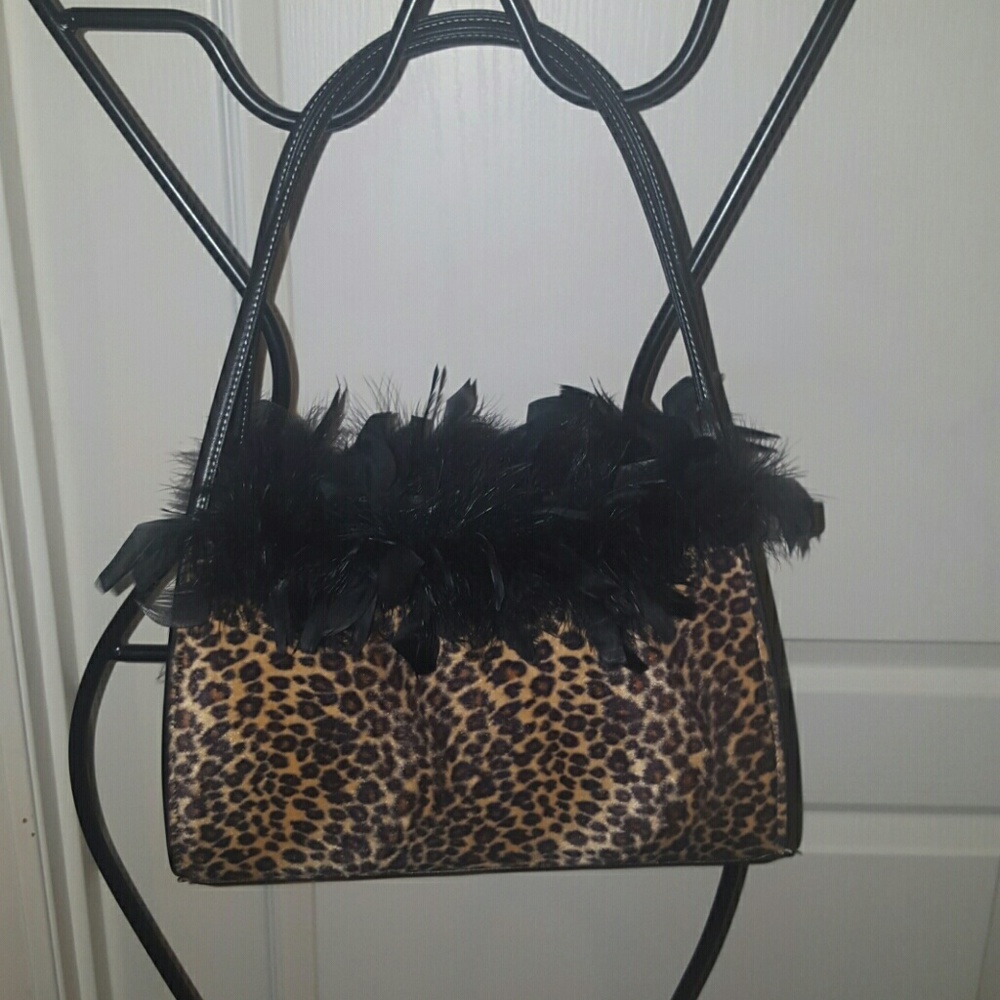 Animal print purse