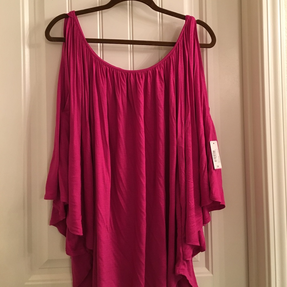Pink and gold top