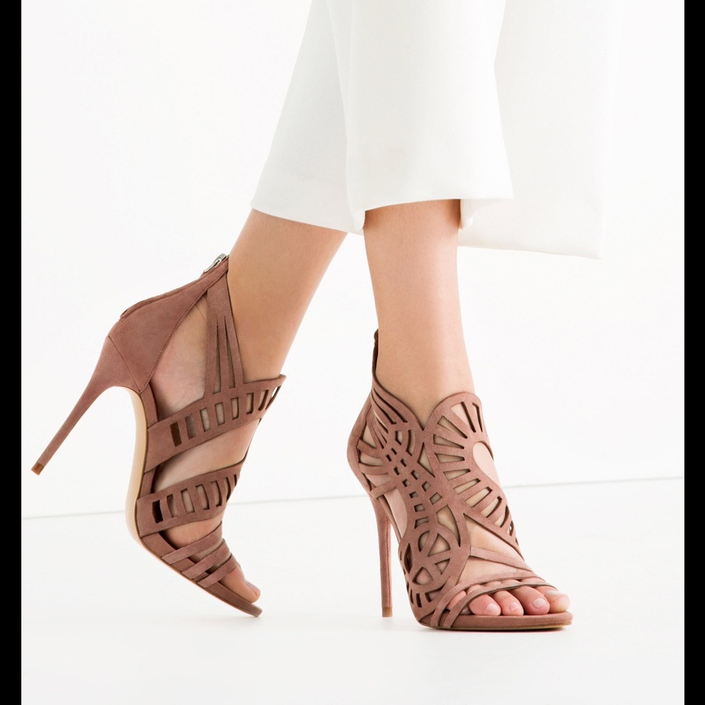 Zara openwork leather sandals - Picture 1 of 5