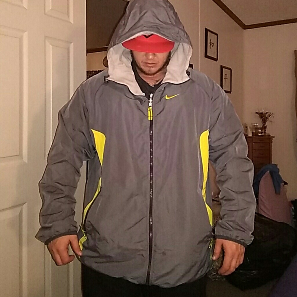 Nike reversible jacket. Water repellent.