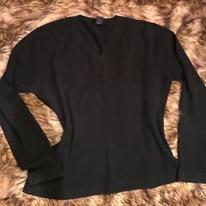 Express Stretch V Neck Sweater