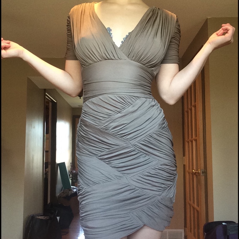 Ruffle formal dress