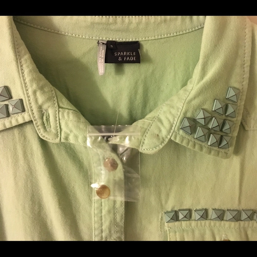 NEW Sparkle & Fade button down