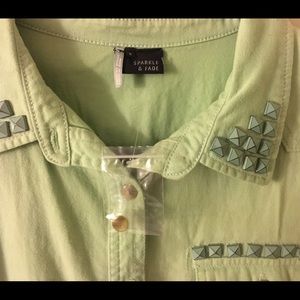 NEW Sparkle & Fade button down