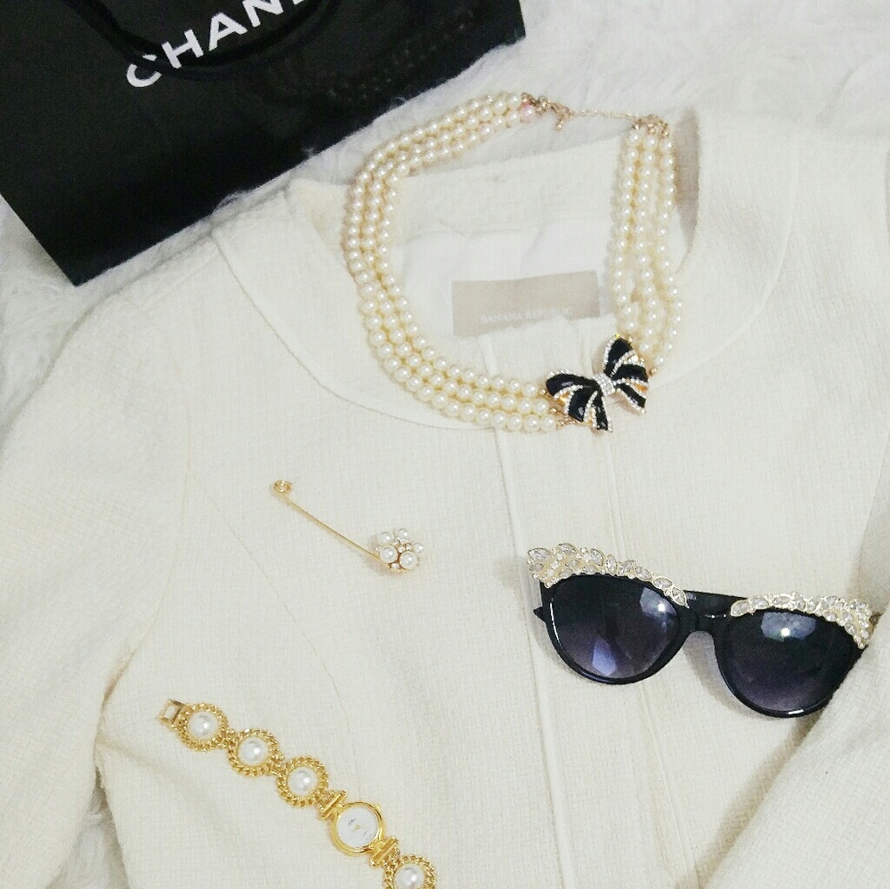 Banana Republic blazer (Creme)