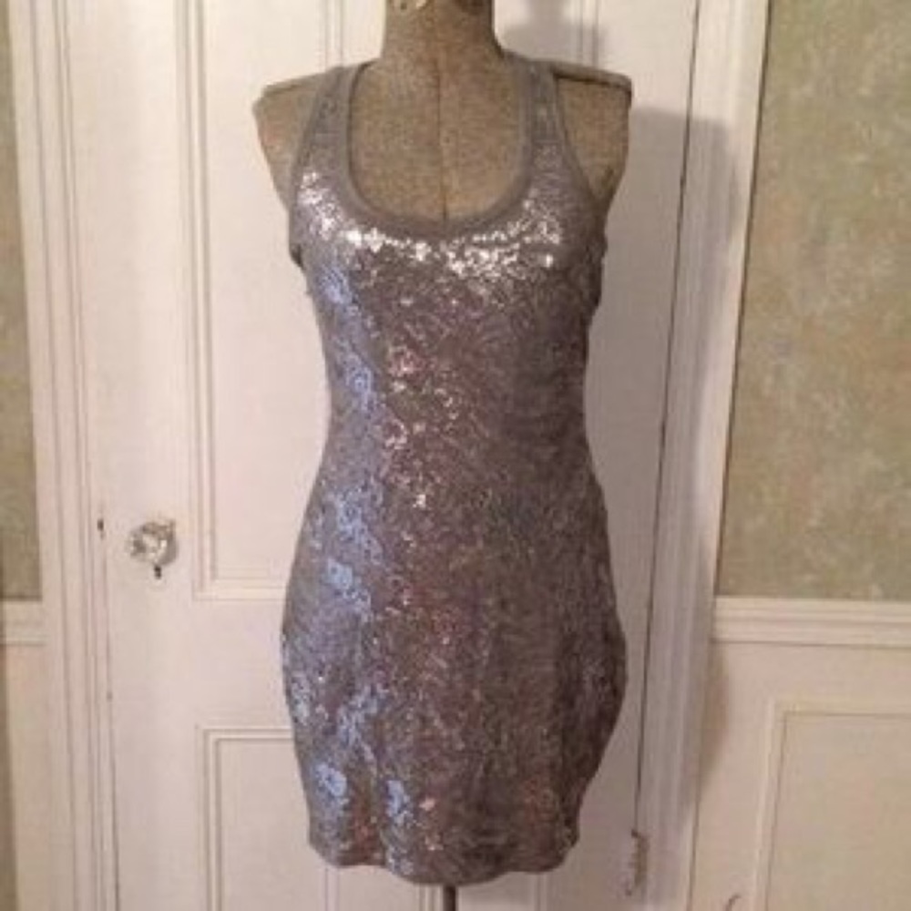 🎉Express sequin mini dress for New Years Eve!!
