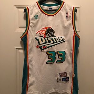 Adidas Swingman Detroit Pistons Grant Hill Jersey