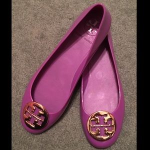 Desert Purple Metal Jelly Flats