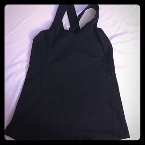Lululemon top with criss-cross back