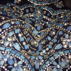 Navy Blue Prom Dress